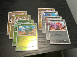 Pokemon 8 Card Reverse Holos Bulbasaur/Ivysaur/Tinkaton/Steelix Mega Evolution - Image 1