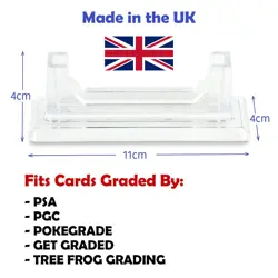 x10 Crystal Clear Card Display Stands for PSA Graded Cards - Image 2