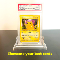 x10 Crystal Clear Card Display Stands for PSA Graded Cards - Image 3