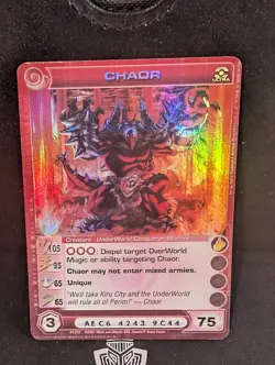 Chaor Ultra Rare 1st edition 31/232 Dawn of Perim Chaotic Card Game - Image 1
