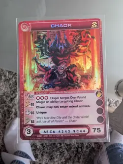 Chaor Ultra Rare 1st edition 31/232 Dawn of Perim Chaotic Card Game - Image 3