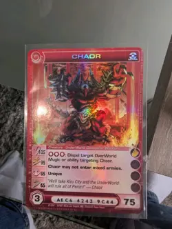 Chaor Ultra Rare 1st edition 31/232 Dawn of Perim Chaotic Card Game - Image 4