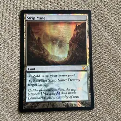 FOIL Strip Mine x 1 Near Mint Magic the Gathering MTG Card V09 - Image 1