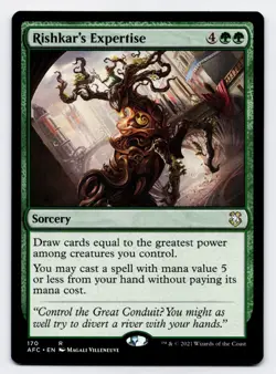 Rishkar's Expertise [170] AFC Rare Non-Foil [MTG Card English] - Image 1