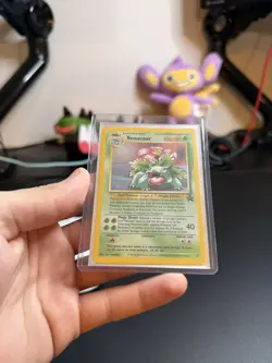 Pokemon TCG Venusaur Holo Card 13/53 WOTC Promo Vintage 1999 Black Star - Image 4