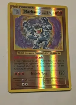 Pokemon Machamp 59/108 XY Evolutions Reverse Holo TCG Card 2016 LP - Image 1