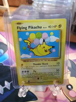 Pokemon TCG Flying Pikachu Evolutions Card 110/108 Regular Secret Rare LP - Image 1