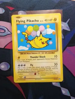 Pokemon TCG Flying Pikachu Evolutions Card 110/108 Regular Secret Rare LP - Image 2