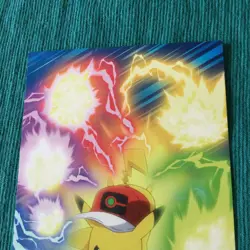 【LP】Pikachu Pokemon Bromide Battle Gum Card Holo ENSKY JP - Image 2