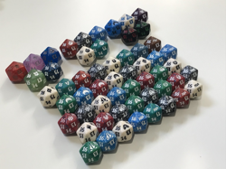 55 mtg spindown dice No Doubles! d20 life counter magic game dice - Image 2