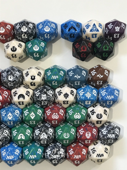 55 mtg spindown dice No Doubles! d20 life counter magic game dice - Image 4