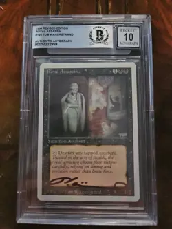 Royal Assassin Revised Edition Beckett 10 Signed - Image 1