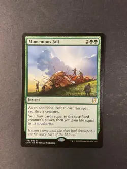 Momentous Fall - Commander 2019 - Magic the Gathering - MTG - Image 1