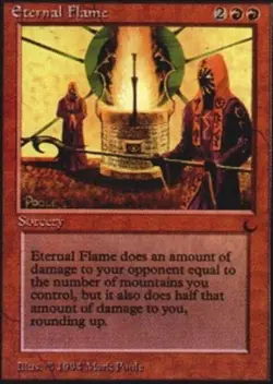 MTG Eternal Flame, NM-Mint, English The Dark - Image 1