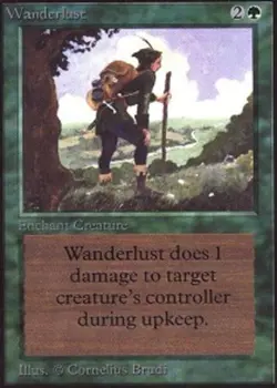 MTG Wanderlust, Light Play, English Beta - Image 1