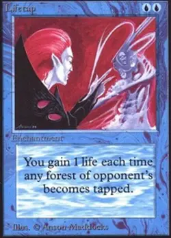 4x MTG Lifetap, Light Play, English Unlimited - Image 1