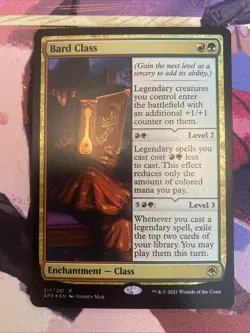 Bard Class Foil - Adventures in the Forgotten Realms - Magic The Gathering MTG - Image 2