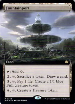 MTG Fountainport (Extended Art) (368) | NM | Bloomburrow {BLB} - Image 1