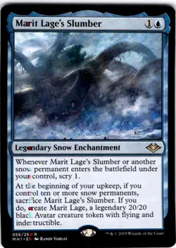 MTG Marit Lage's Slumber Modern Horizons Rare #56 - Image 1