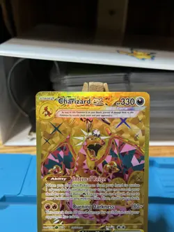 Pokemon TCG Charizard EX Holo Card Sv03: Obsidian Flames 228/197 - Image 5