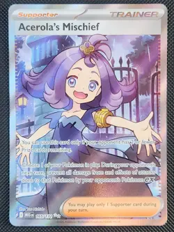Acerola's Mischief Mega Evolution English 165/132 Pack Fresh MEG EN NM Full Art - Image 2