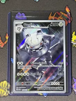 Steelix 150/132 Illustration Rare ME:01 Mega Evolution Pokemon TCG NM Very Clean - Image 3