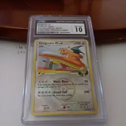 Pokemon Dragonite FB #56 Cross Holo Pokemon League Supreme Victors 2009 - CGC 10 - Image 1