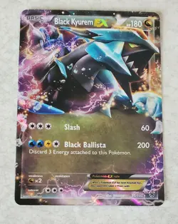 POKEMON BLACK KYUREM EX 95/135 ULTRA RARE HOLO BLACK & WHITE PLASMA STORM NM - Image 1