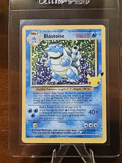 2021 Pokemon BLASTOISE #2/102 Celebrations Classic Collection Holo Rare ENG (B) - Image 1