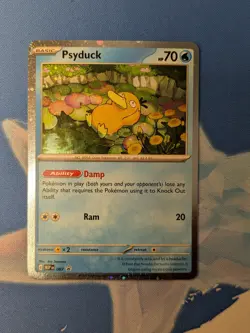 Psyduck Cosmos Holo MEP 007 - Black Star Promo Mega Evolution Pokemon TCG NM - Image 1