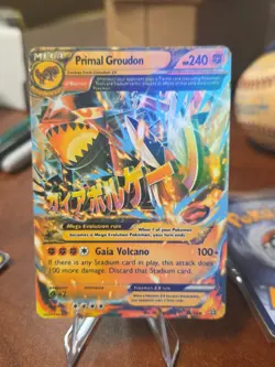 Pokemon TCG Primal Groudon-EX Primal Clash 86/160 Holo Holo Rare EX - Image 1