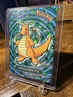 Pokemon Electric #149 Dragonite Green Ice Holo Box Hit - Image 2