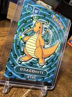 Pokemon Electric #149 Dragonite Green Ice Holo Box Hit - Image 3
