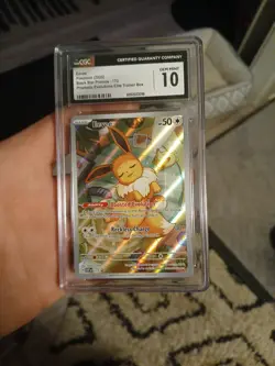 Pokemon Eevee 173 Black Star Promo 2025 Prismatic Evolutions ETB CGC 10 Gem Mint - Image 3