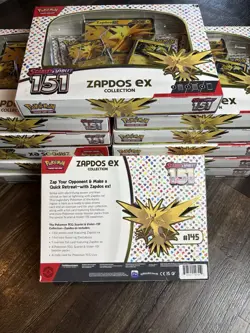 Pokemon TCG Scarlet and Violet 151 Zapdos EX Collection Box - Image 3