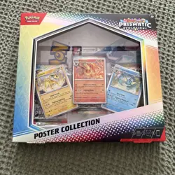 Pokemon TCG Scarlet & Violet Prismatic Evolutions Poster Collection Box - New - Image 1