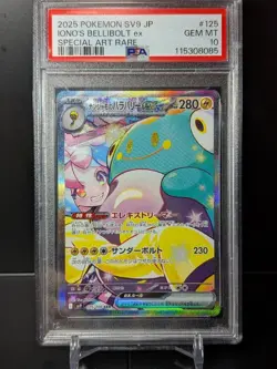 PSA 10 Iono's Bellibolt ex SAR SV9 125/066 Pokemon Card Scarlet & Violet 2025 JP - Image 1
