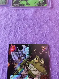 Universus Teenage Mutant Ninja Turtles Genghis Frog Secret Rare Card Foil - Image 2