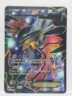 Pokemon TCG Yveltal-Ex Holo Full Art Ultra Rare Card XY 144/146 LP - Image 2