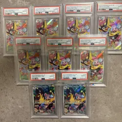 PSA 10 Nanjamo & Kaiden SV-P Promo 232/SV-P Set of 9 Japanese Pokemon Card 2025 - Image 1