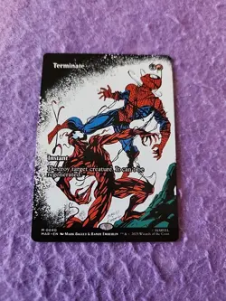 Magic The Gathering Marvel Spider-Man Terminate Boarderless Mythic Card M0040 - Image 1