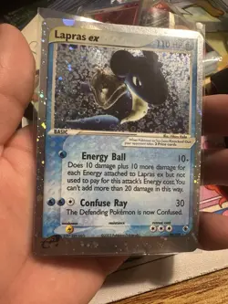 Lapras EX 99/109 Ruby and Sapphire Holo Pokemon TCG Ultra Rare Card - Image 1