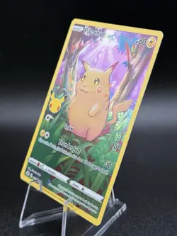 Pokemon Pikachu TCG 5/25 Celebrations Full Art Holo Card 25th Anniversary NM-M - Image 2