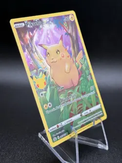 Pokemon Pikachu TCG 5/25 Celebrations Full Art Holo Card 25th Anniversary NM-M - Image 3