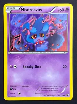 Pokemon Misdreavus 57/113 B&W Legendary Treasures Reverse Holo Card - Image 1