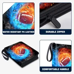 Football Card Binder 900 Pockets, Sports Card Binder, Trading Card Albums Fit... - Image 5