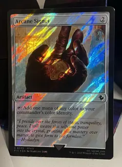 MTG | Arcane Signet (0335) (⚡Surge Foil⚡) [FINAL FANTASY] - Image 1