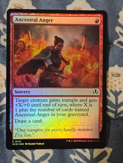 Ancestral Anger FOIL 0141 - Innistrad Remastered - MTG Magic - Image 1