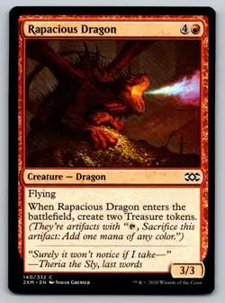 MTG Rapacious Dragon 140/332 - Image 1