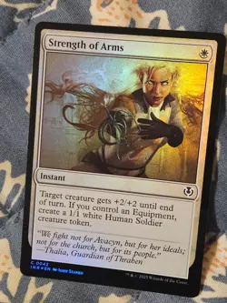 Strength of Arms FOIL 0042 - Innistrad Remastered MTG Magic - Image 1